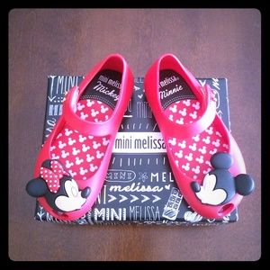 Mickey & Minnie Red Mary Janes